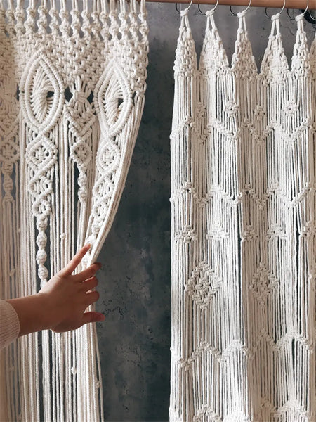 Macrame Door Curtain-ToShay.org