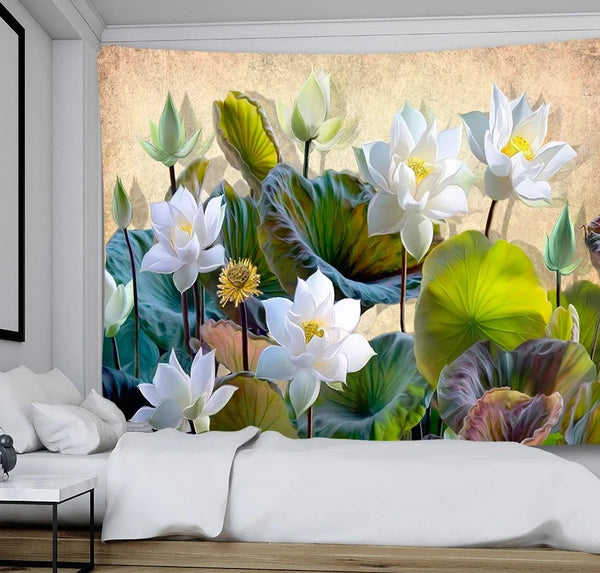 Lotus Art Tapestry-ToShay.org