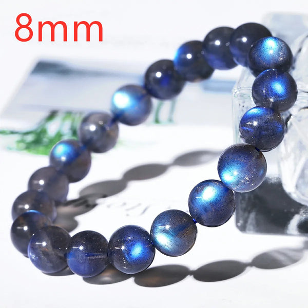 Blue Labradorite Bead Bracelet-ToShay.org