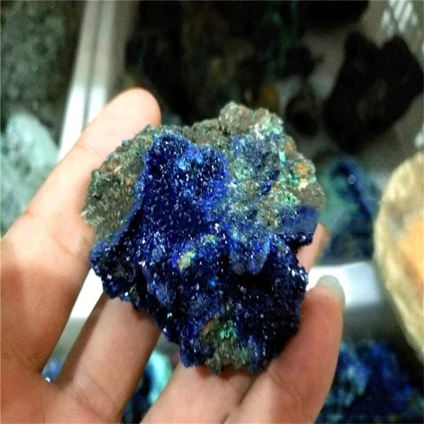 Blue Azurite Malachite Crystal-ToShay.org