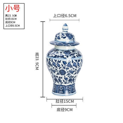 Blue White Ceramic Jars-ToShay.org