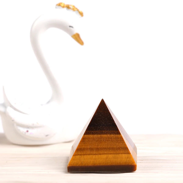 Yellow Tiger Eye Pyramid-ToShay.org