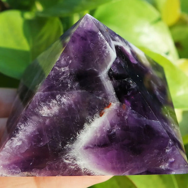 Purple Amethyst Pyramid-ToShay.org