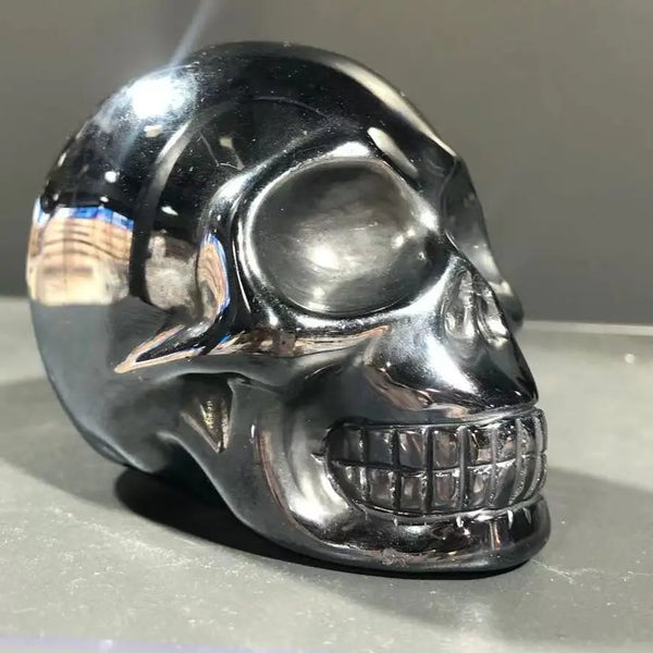 Silver Titanium Skull-ToShay.org