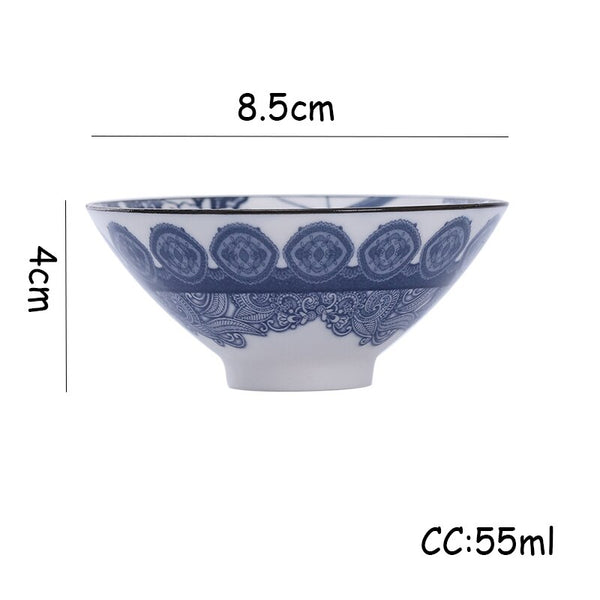 Blue White Porcelain Cups-ToShay.org