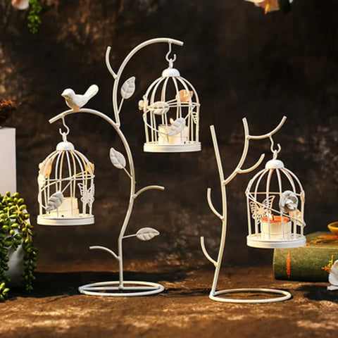 Bird Cage Candle Holders-ToShay.org