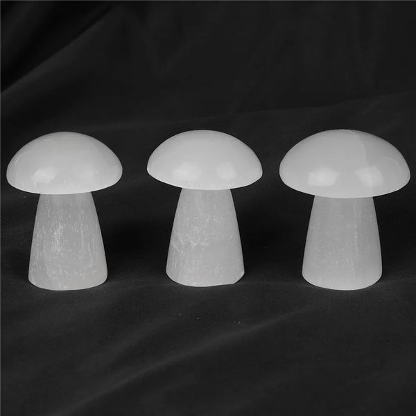 White Selenite Mushroom-ToShay.org