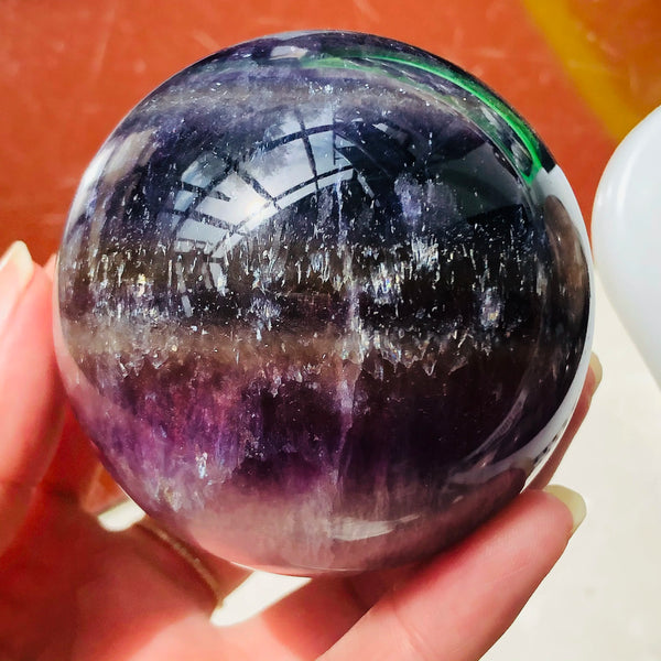 Purple Fluorite Quartz Ball-ToShay.org