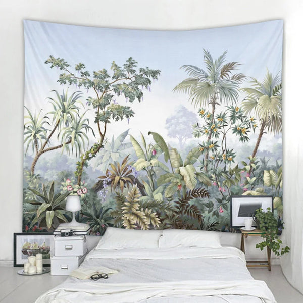 Tropical Garden Tapestry-ToShay.org