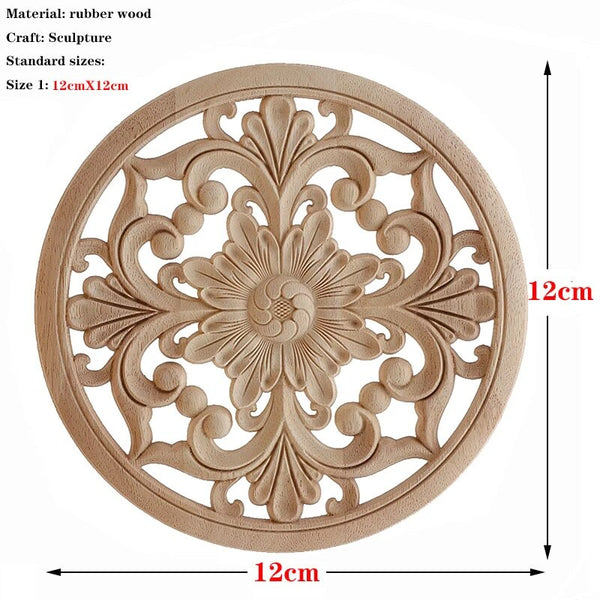 Wood Carved Flower Panel-ToShay.org