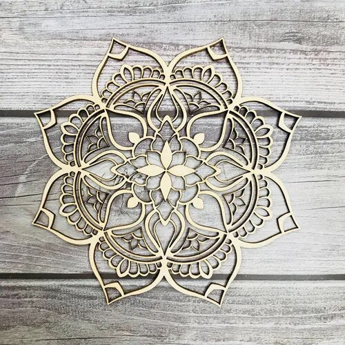 Wood Carved Flower Wall Art-ToShay.org