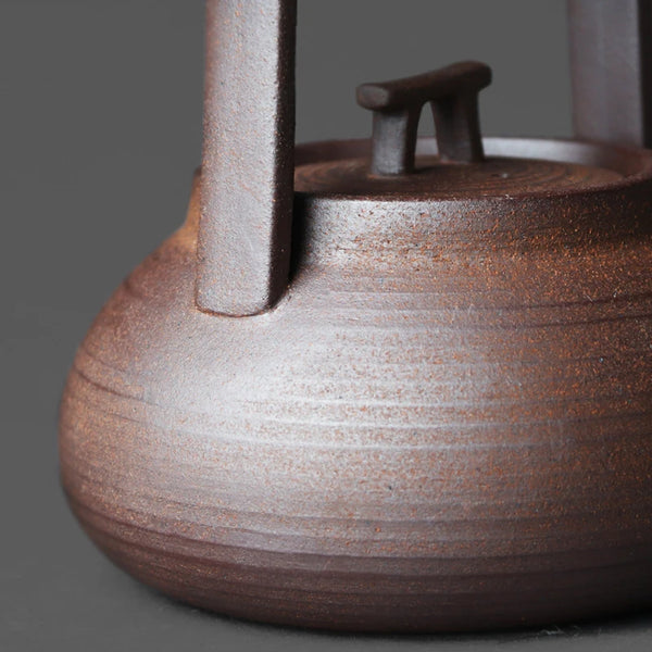 Rust Glaze Ceramic Teapot-ToShay.org