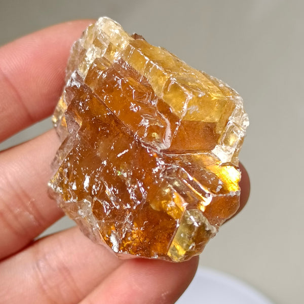 Yellow Amber Calcite Raw Stones-ToShay.org