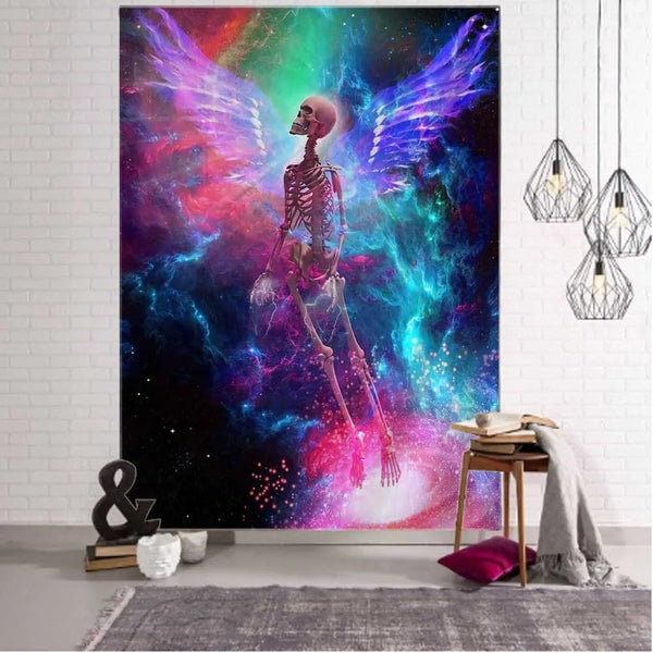 Owl Starry Sky Tapestry-ToShay.org