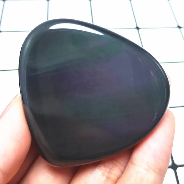 Black Rainbow Obsidian Hearts-ToShay.org