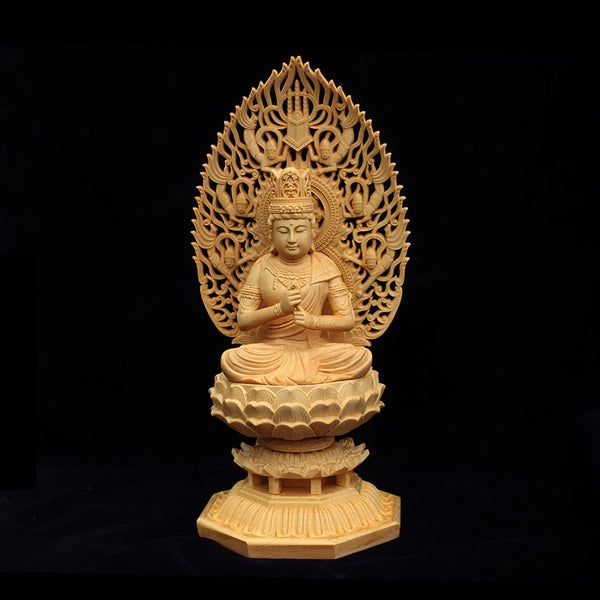 Wood Tathagata Buddha-ToShay.org