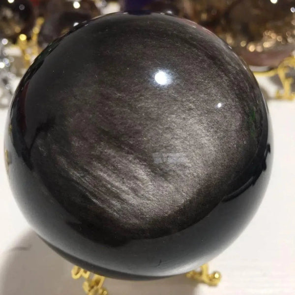 Silver Obsidian Ball-ToShay.org