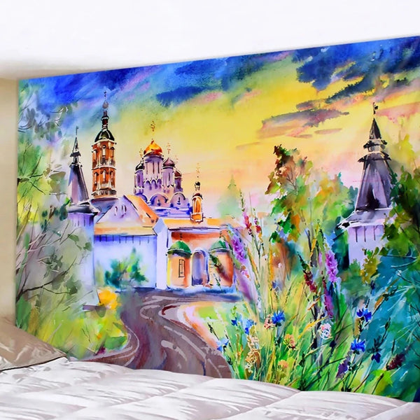 Fairy Castle Art Tapestry-ToShay.org