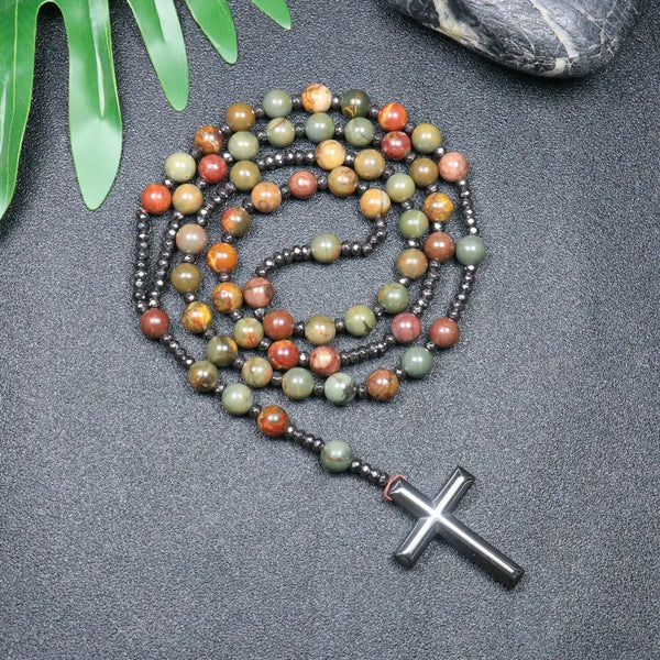 Mixed Quartz Crystal Rosary Beads-ToShay.org