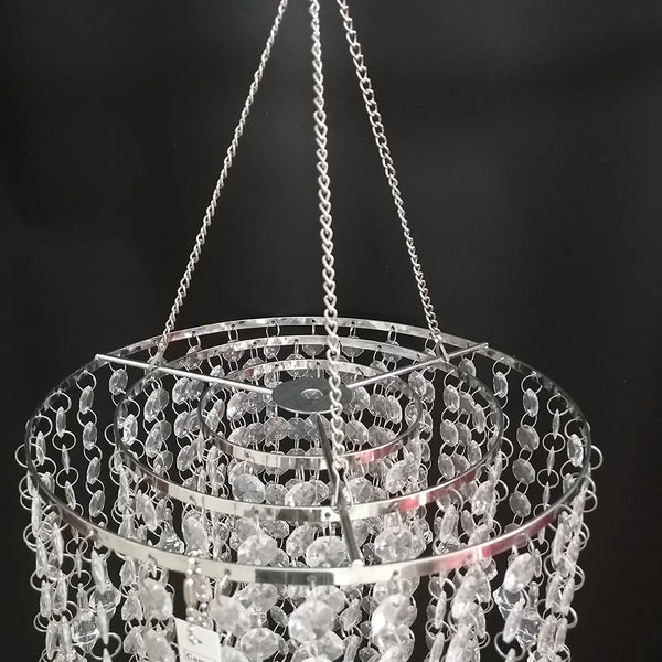 Crystal Bead Chain Chandelier-ToShay.org