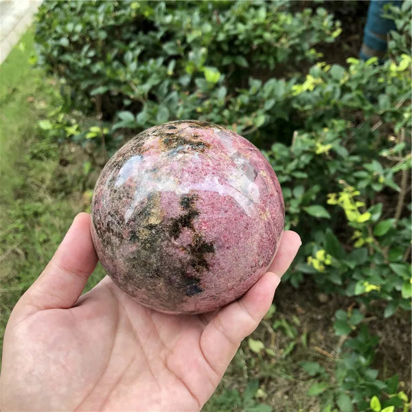 Pink Rhodonite Ball-ToShay.org