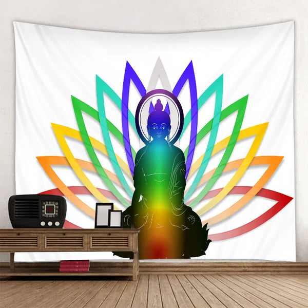 Buddha Meditation Tapestry-ToShay.org