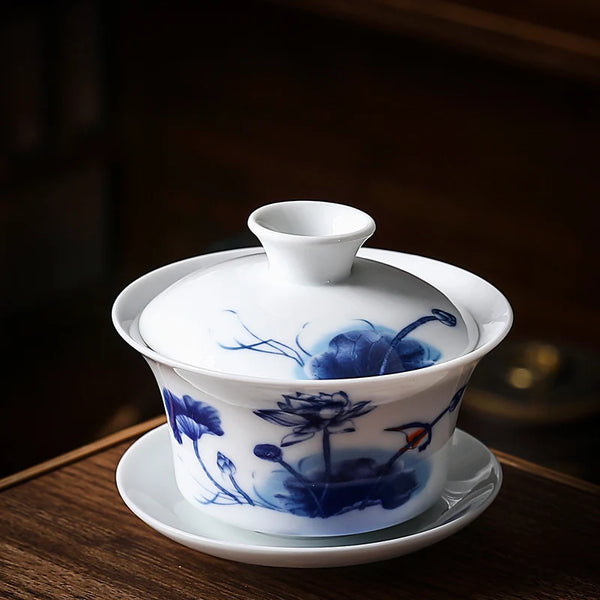 Gaiwan Ceramic Tea Tureen-ToShay.org