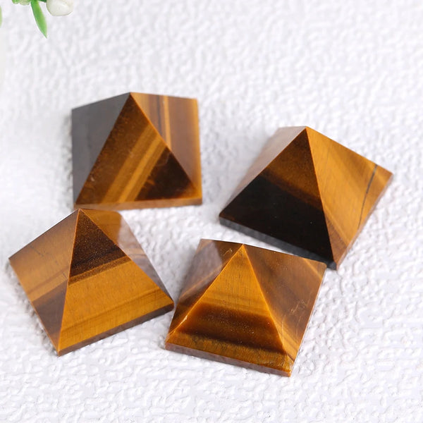 Yellow Tiger Eye Pyramid-ToShay.org