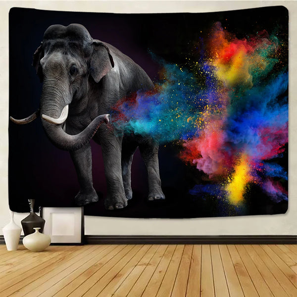 Elephant Art Tapestry-ToShay.org