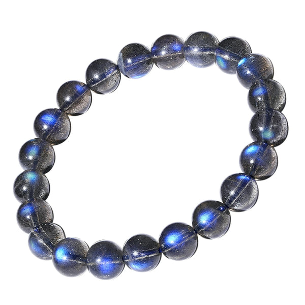 Blue Labradorite Bead Bracelet-ToShay.org