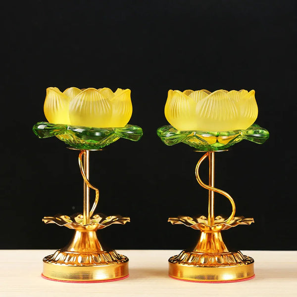 Lotus Butter Lamp Holder-ToShay.org