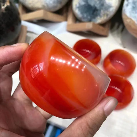 Crystal Red Agate Cup-ToShay.org