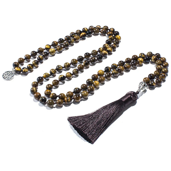 Yellow Tiger Eye Mala Beads-ToShay.org