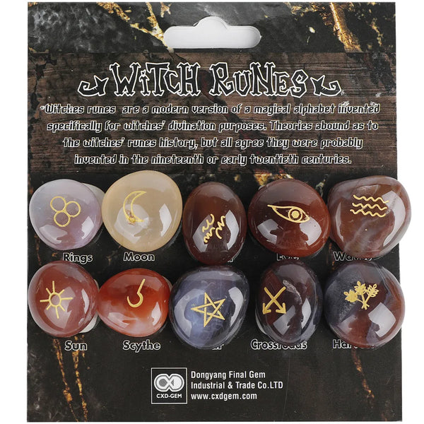 Mixed Crystal Witch Runes-ToShay.org