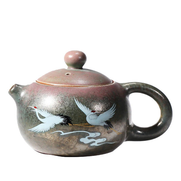 Crane Ceramic Teapot-ToShay.org