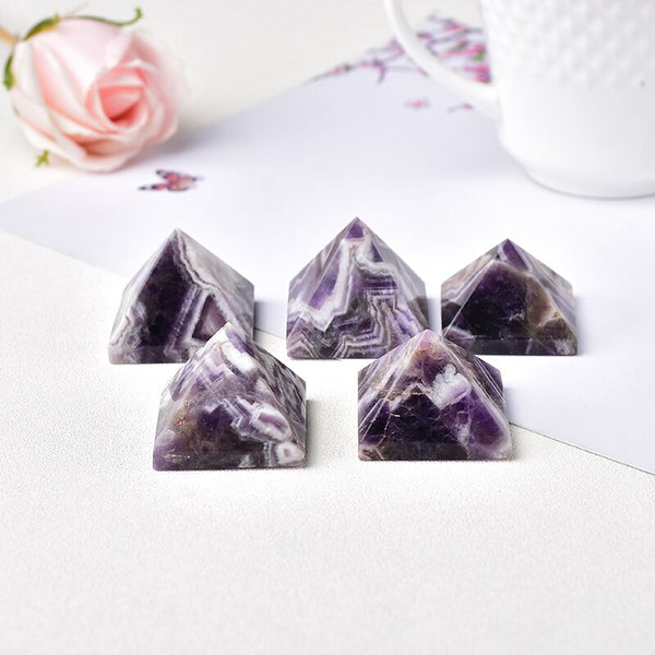 Purple Dream Amethyst Pyramid-ToShay.org