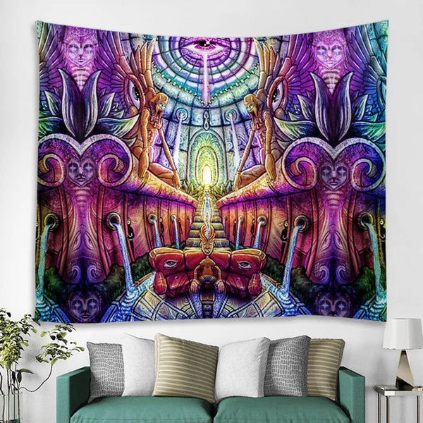 Psychedelic Art Tapestry-ToShay.org