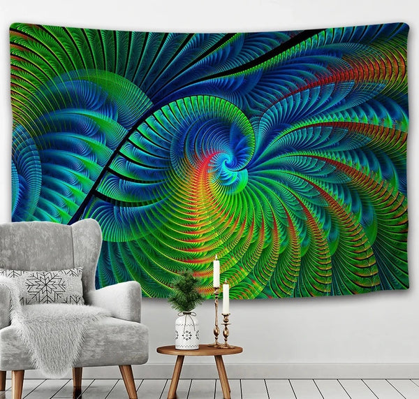 Mandala Swirl Art Tapestry-ToShay.org