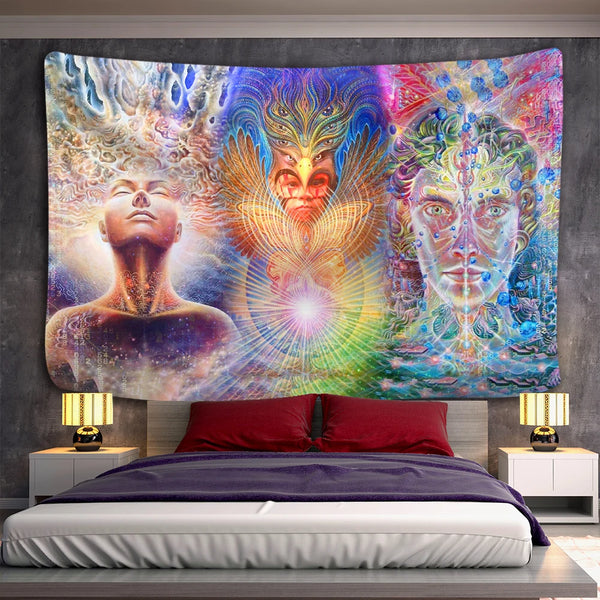 Psychedelic Art Tapestry-ToShay.org