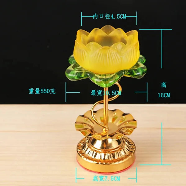 Lotus Butter Lamp Holder-ToShay.org