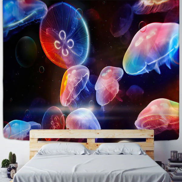 Mushroom Art Tapestry-ToShay.org