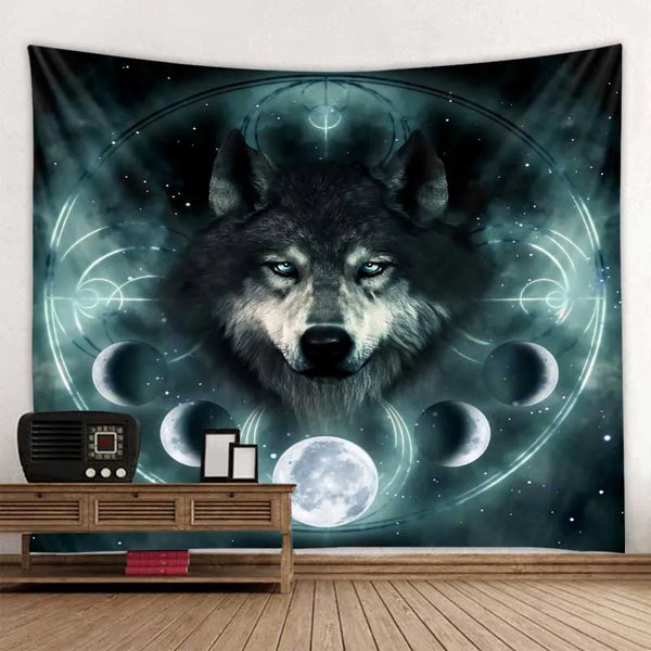 Wolf Totem Tapestry-ToShay.org