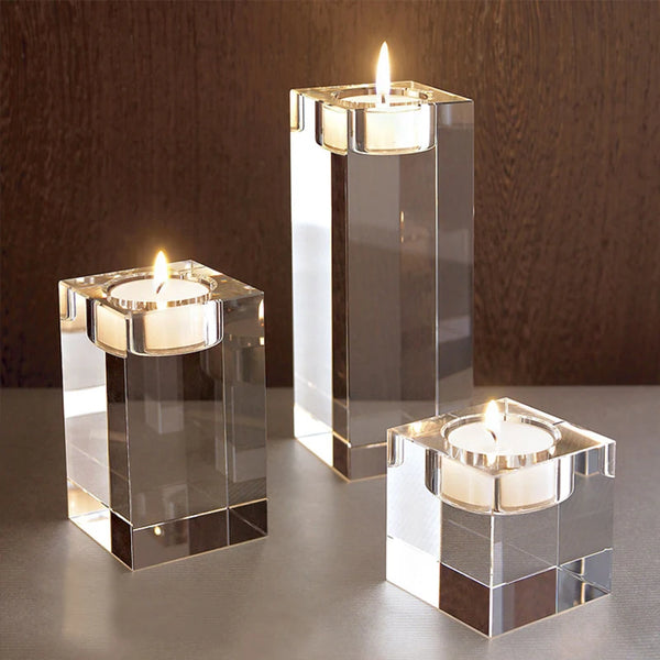 Glass Candle Holder-ToShay.org