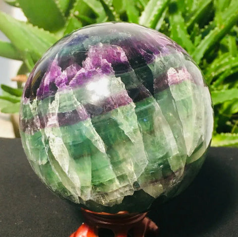 Green Fluorite Quartz Ball-ToShay.org