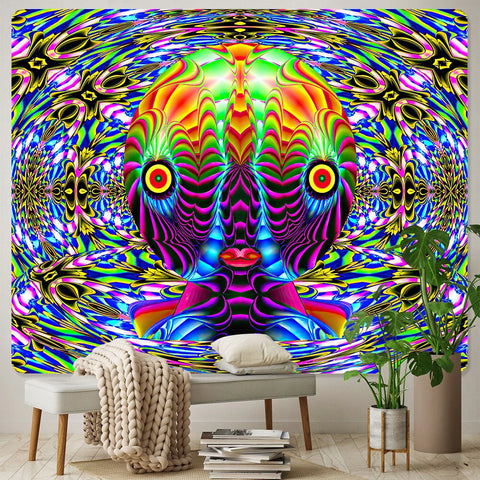 Psychedelic Art Tapestry-ToShay.org