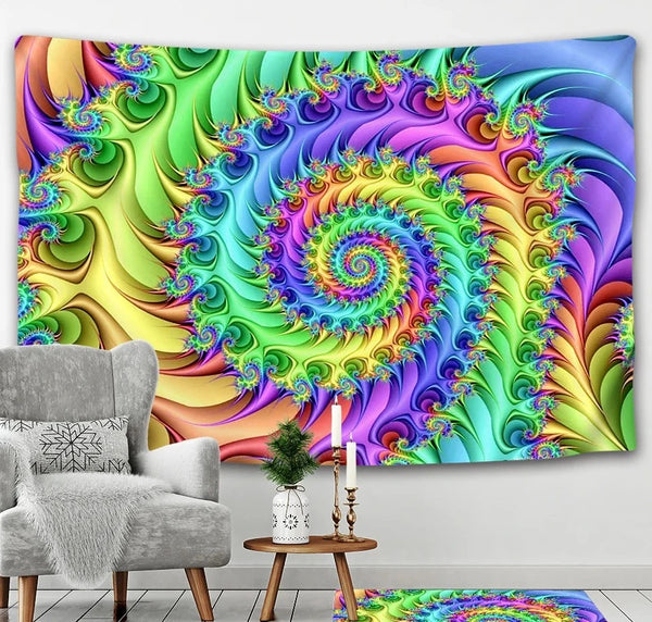 Mandala Swirl Art Tapestry-ToShay.org