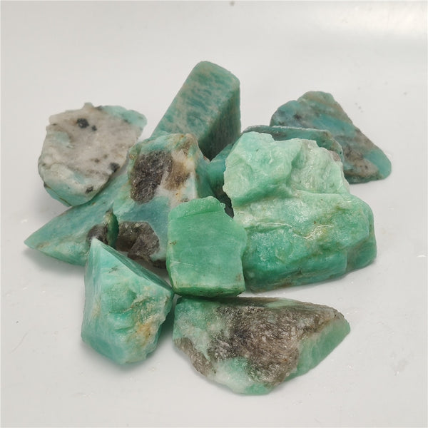 Blue Amazonite Raw Rocks-ToShay.org