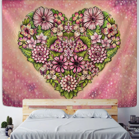 Flower Art Tapestry-ToShay.org