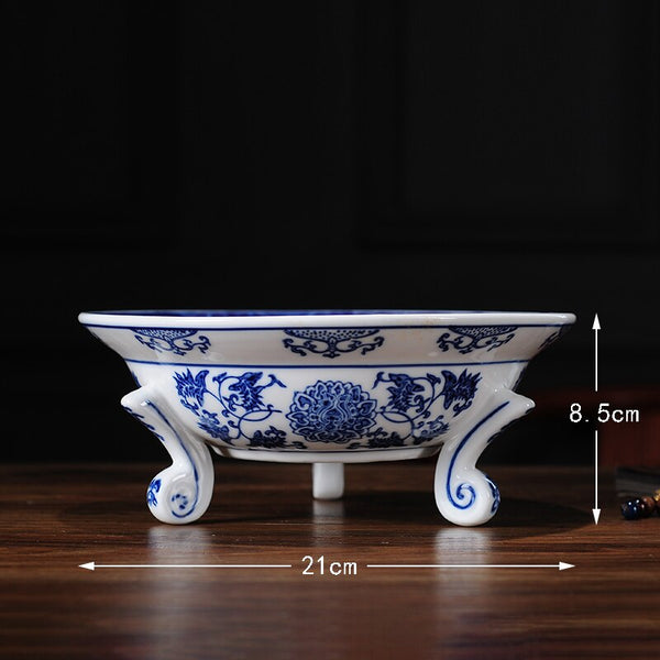 Blue White Ceramic Bowl-ToShay.org