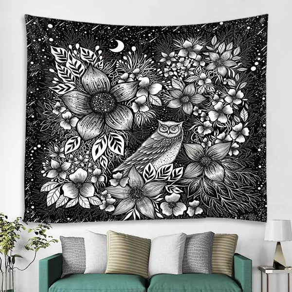 Owl Art Tapestry-ToShay.org